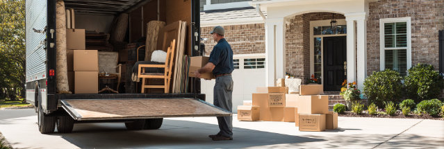 Loading/Unloading Moving Truck