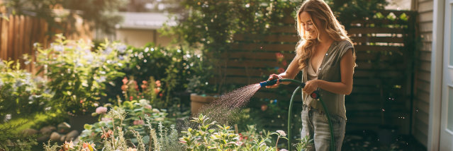 Outdoor Plants Watering