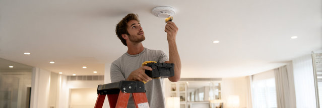 Smoke Detector Battery Replace